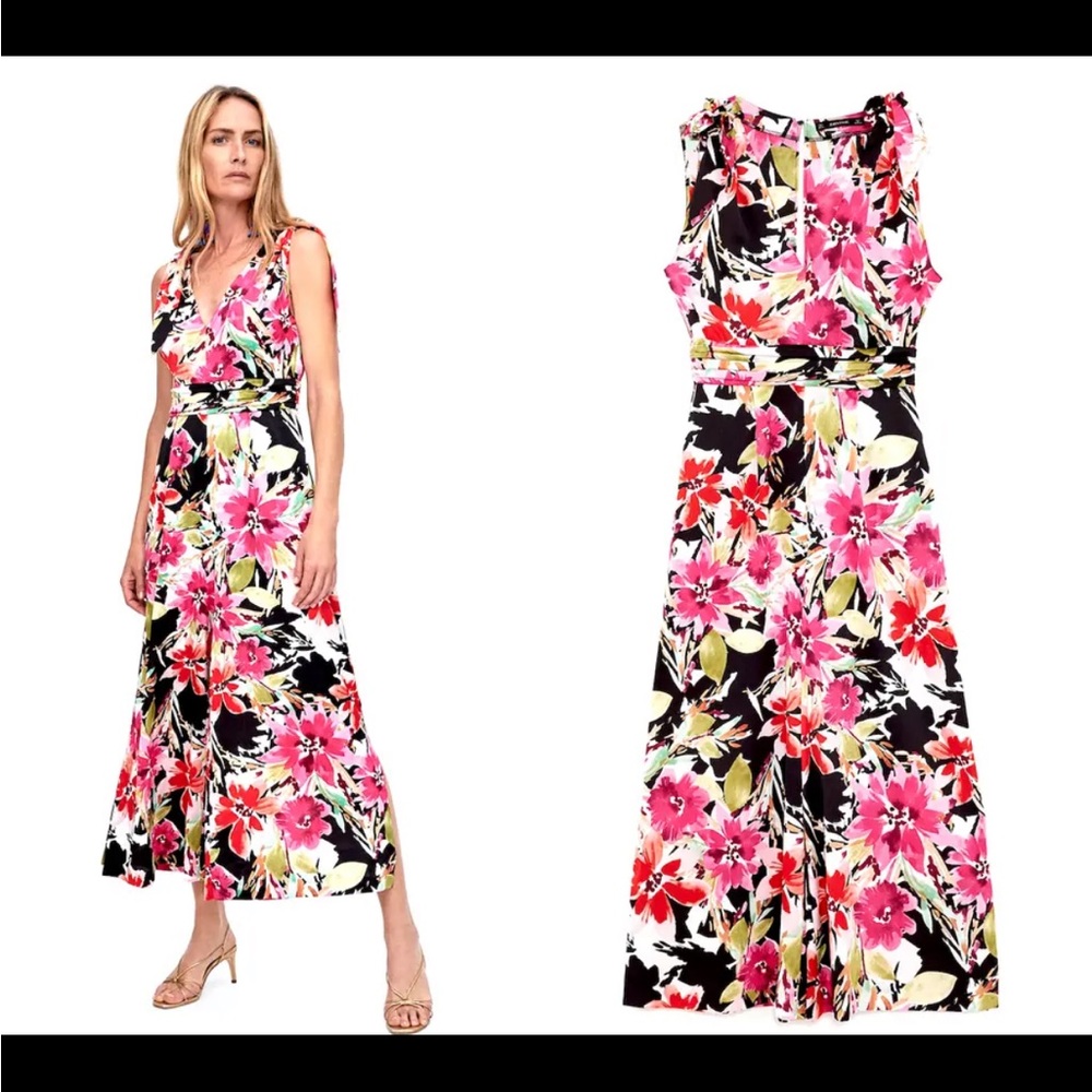 Zara floral jumpsuit